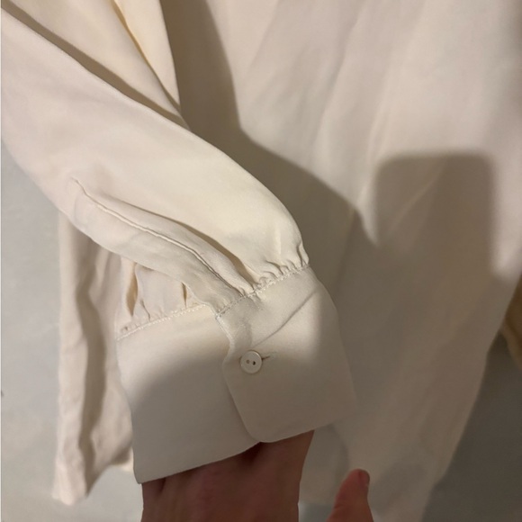 Nili Lotan Elegant White Long Sleeve Dress - Picture 5 of 7